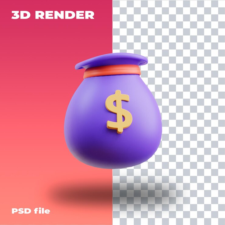 PSD psd, presupuesto, dinero, ilustración, 3d, interpretación, 3d, icono