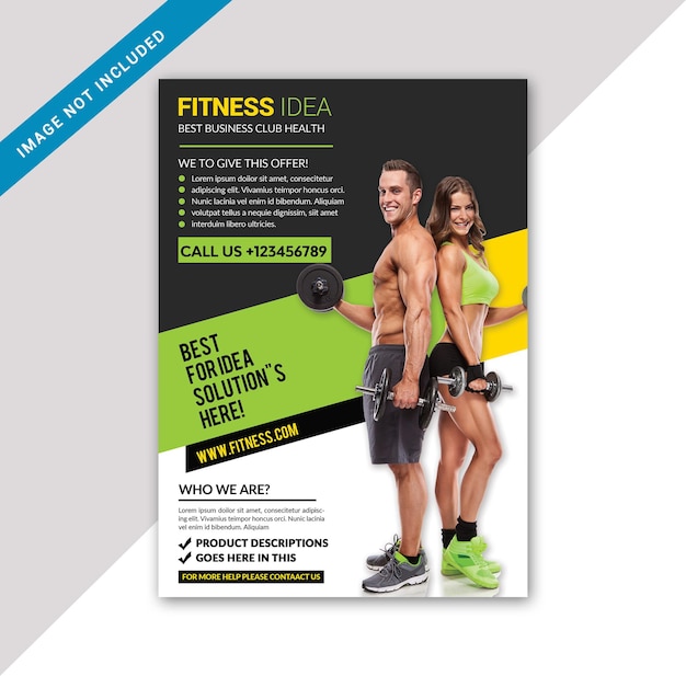 Psd-professionelle flyer-design-vorlage