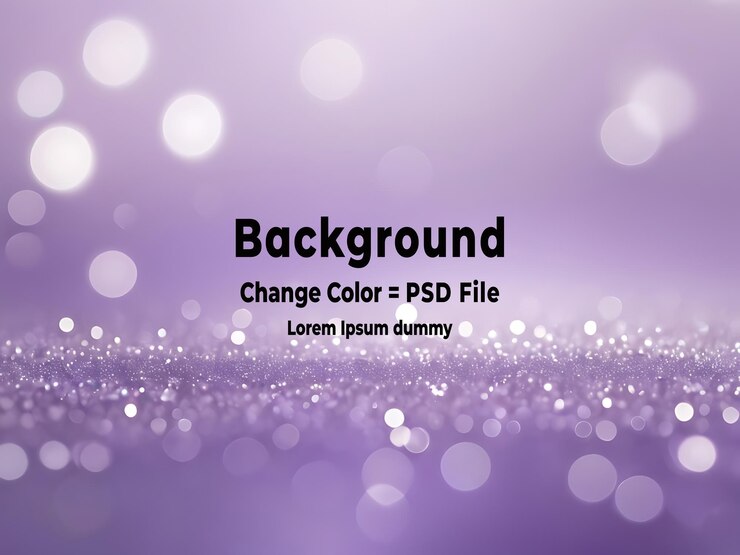 PSD psd purple sparkle abstract fondo con luz bokeh textura gradiente diseño de la superficie ai