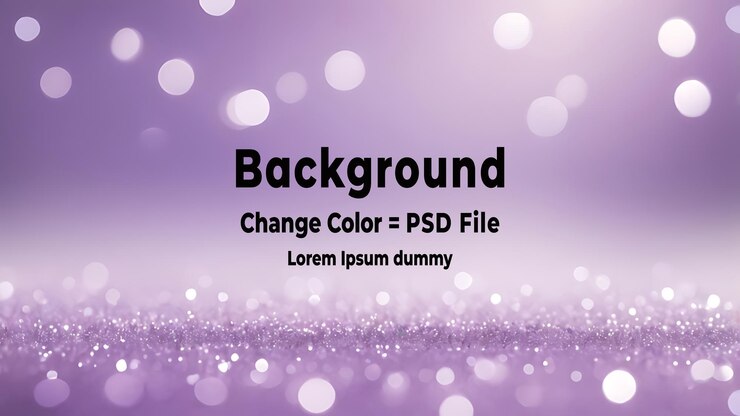 PSD psd purple sparkle abstract fondo con luz bokeh textura gradiente diseño de la superficie ai
