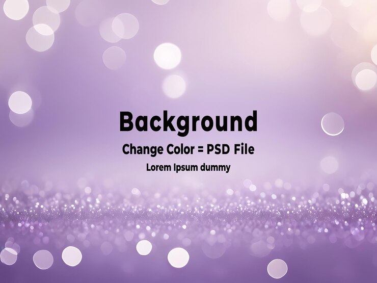 PSD psd purple sparkle abstract fondo con luz bokeh textura gradiente diseño de la superficie ai
