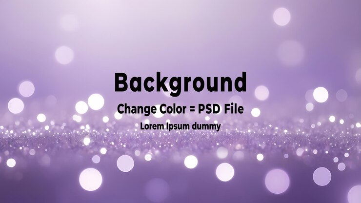 PSD psd purple sparkle abstract fondo con luz bokeh textura gradiente diseño de la superficie ai