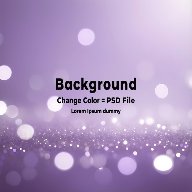 PSD Purple Sparkle Abstract Fondo con luz Bokeh Textura Gradiente Diseño de la superficie AI