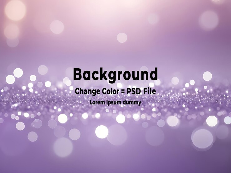PSD psd purple sparkle abstract fondo con luz bokeh textura gradiente diseño de la superficie ai