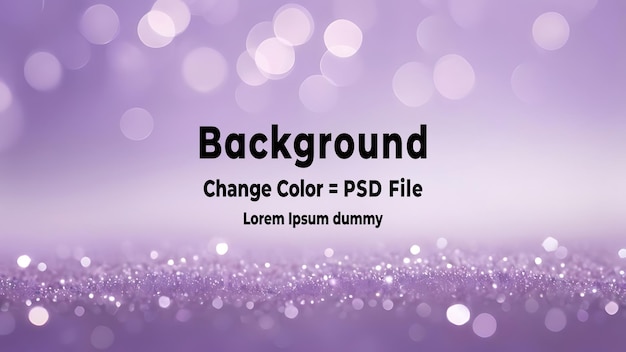 PSD Purple Sparkle Abstract Fondo con luz Bokeh Textura Gradiente Diseño de la superficie AI