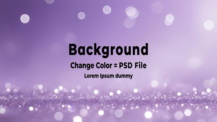 PSD psd purple sparkle abstract fondo con luz bokeh textura gradiente diseño de la superficie ai
