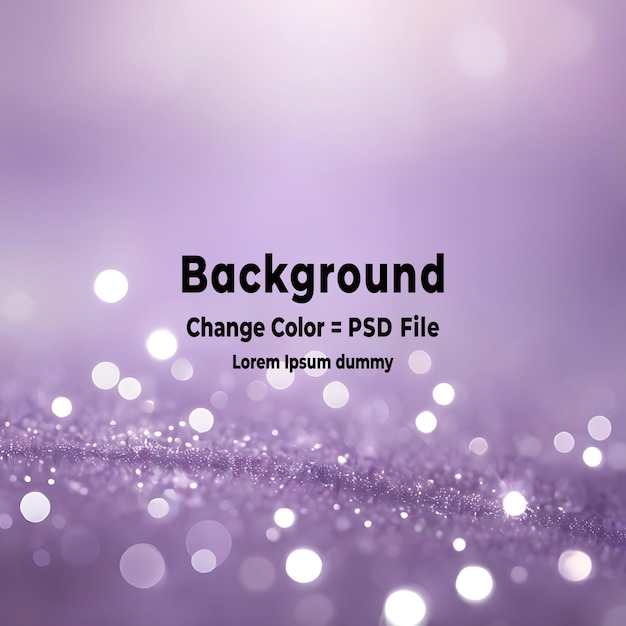 PSD Purple Sparkle Abstract Hintergrund mit leichter Bokeh Textur Gradient Oberflächendesign KI
