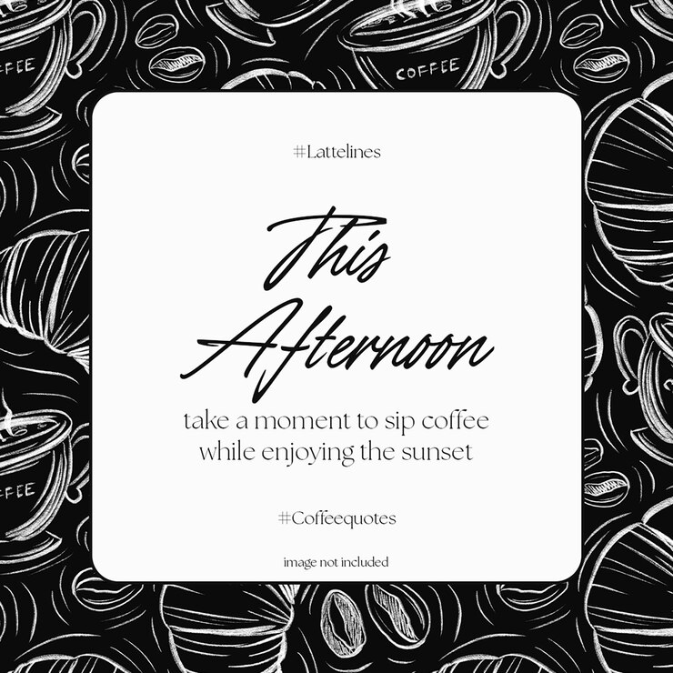 PSD psd quotes typography square design per i social media e il modello di post di instagram