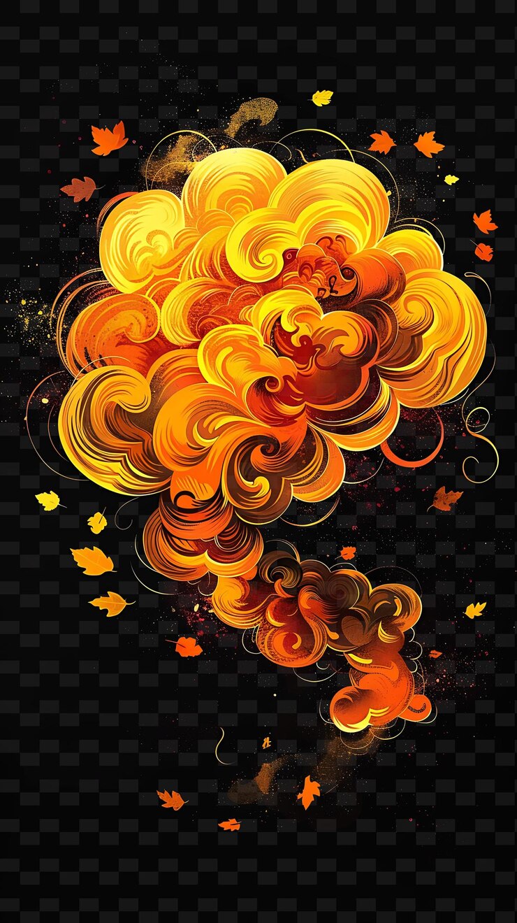 PSD psd radiant neon glow cloud art concepto único activo de juego para diseños abstractos