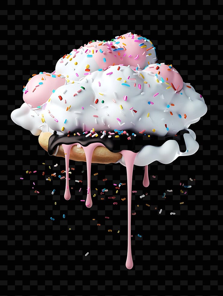 PSD psd radiant neon glow cloud art concepto único activo de juego para diseños abstractos