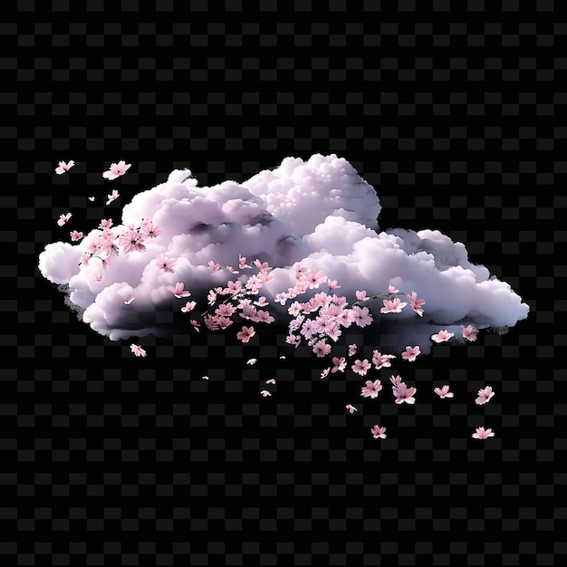 PSD psd radiant neon glow cloud art um conceito único de jogo para projetos abstratos