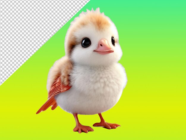 PSD psd de un rallidae más lindo en el fondo transparente