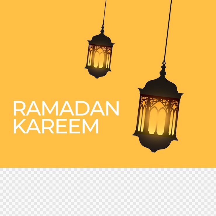 PSD psd ramadan kareem o ramazan mubarak linterna en imagen renderizada en 3d con fondo transparente