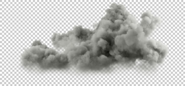 PSD psd realistische dunkelheit wolken mystisch explodieren formen ausschnitt transparente hintergründe 3d-rendering