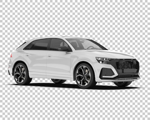 PSD realistisches suv-modell isoliert auf transparentem hintergrund 3d-rendering-illustration