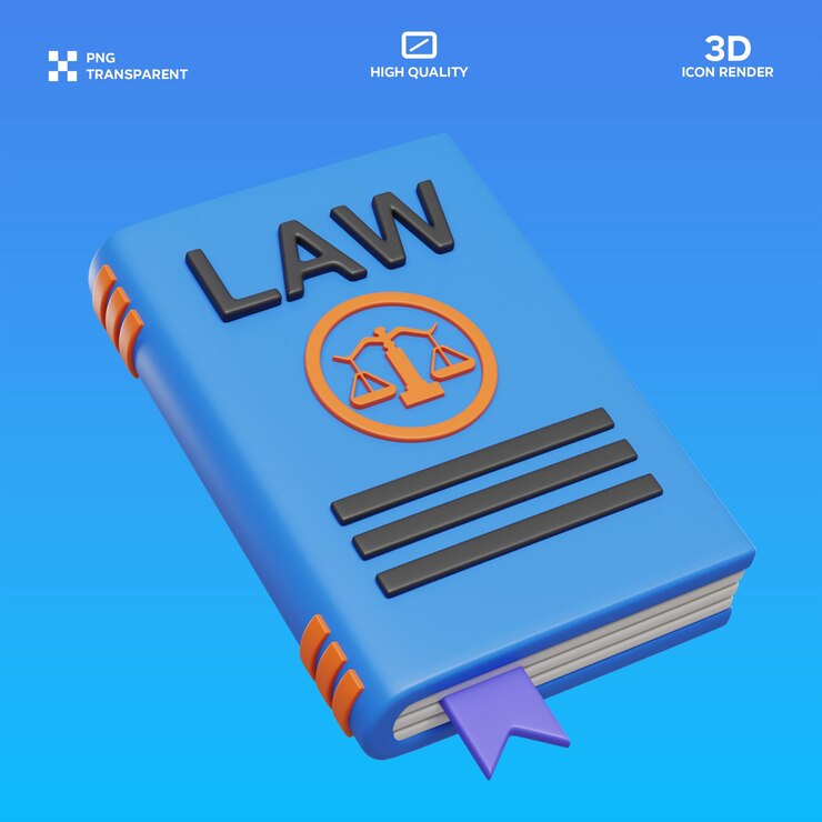PSD psd-rechtsbuch 3d-illustration