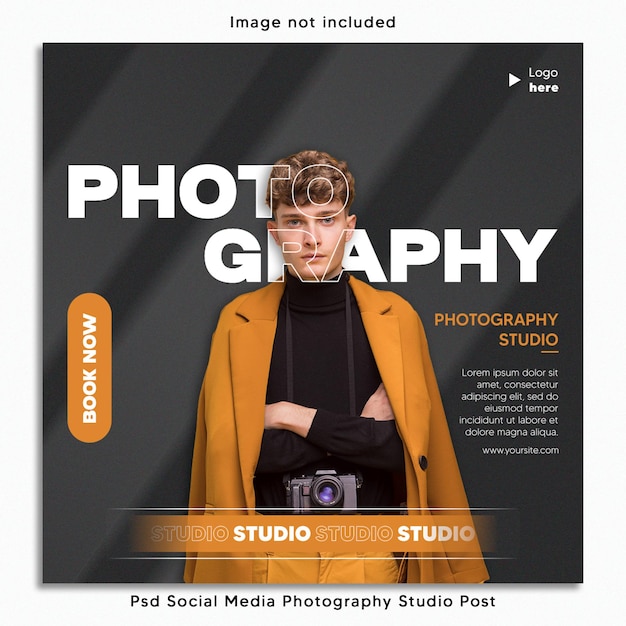 Psd redes sociales Estudio de fotografía Publicaciones