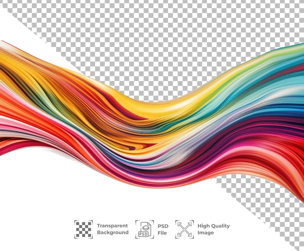 PSD psd regenbogenfarbwelle abstract