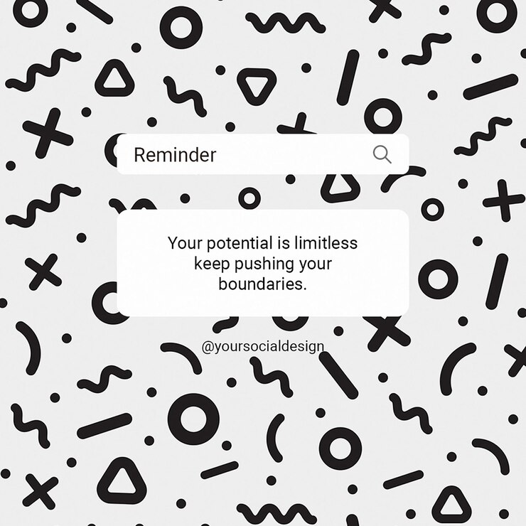 PSD psd reminder notification pop up template design per i social media e i post su instagram