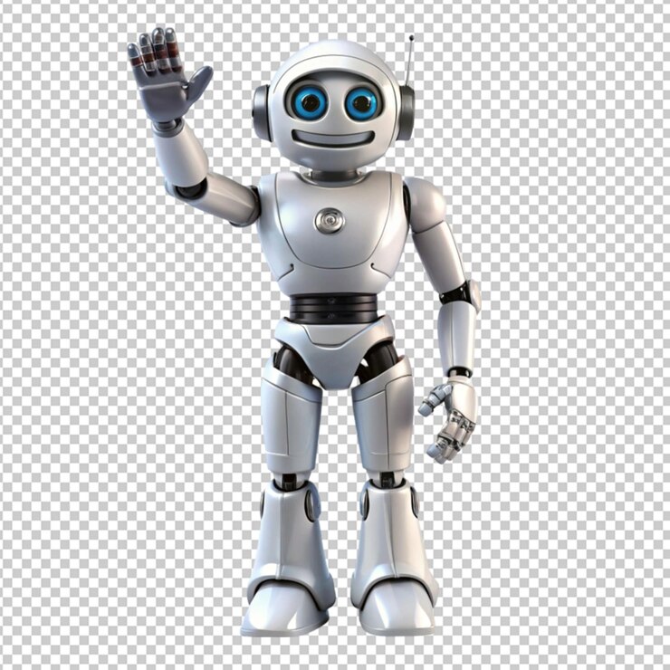 PSD psd del robot en un fondo transparente