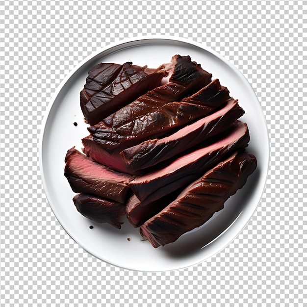 PSD psd saboroso filete de carne grelhada isolado psd premium em fundo transparente