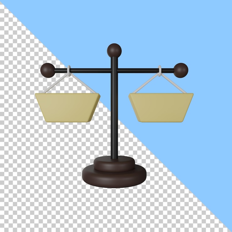 PSD psd scale 3d icon illustration