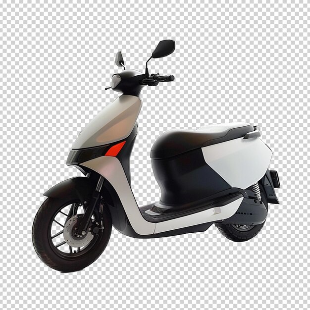 PSD psd scooter é isolado em um fundo transparente