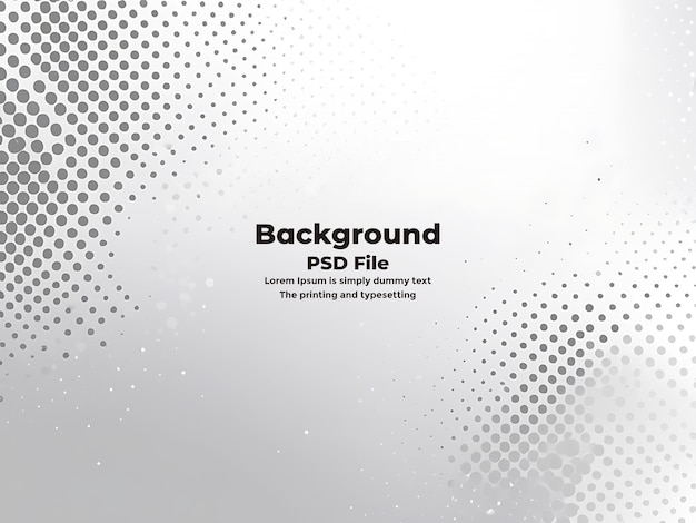 PSD Semitono branco fundo cinzento Pontos tecnologia de textura de fundo branco abstrato