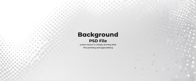 PSD Semitono branco fundo cinzento Pontos tecnologia de textura de fundo branco abstrato