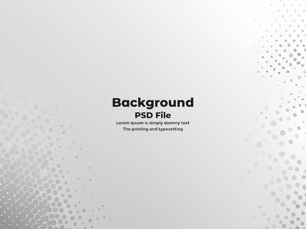 PSD Semitono branco fundo cinzento Pontos tecnologia de textura de fundo branco abstrato