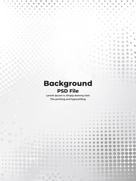 PSD Semitono branco fundo cinzento Pontos tecnologia de textura de fundo branco abstrato