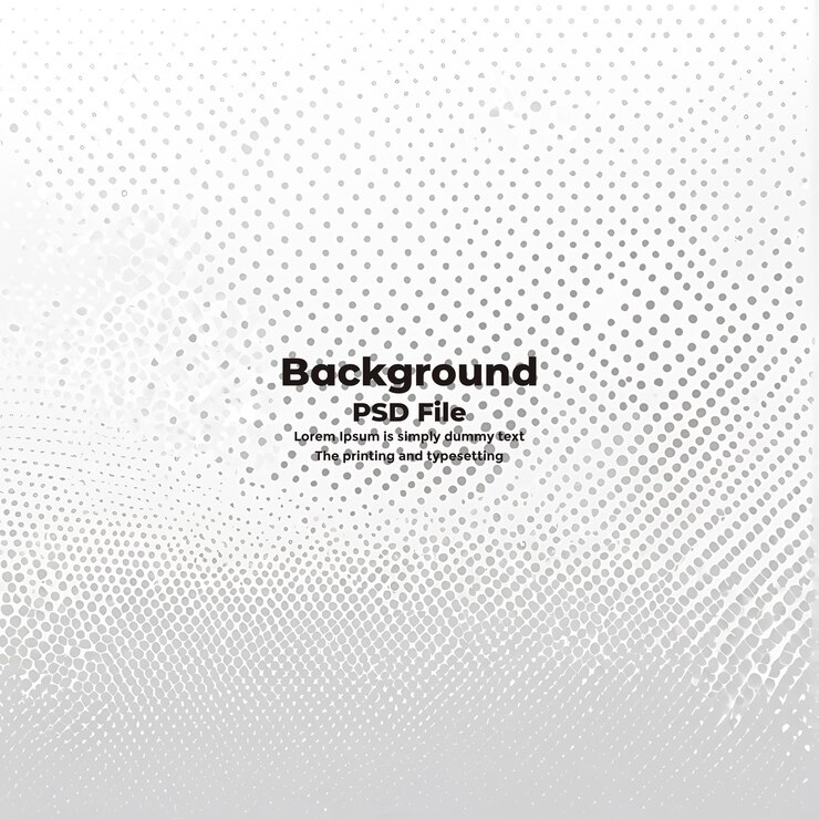 PSD psd semitono branco fundo cinzento pontos tecnologia de textura de fundo branco abstrato