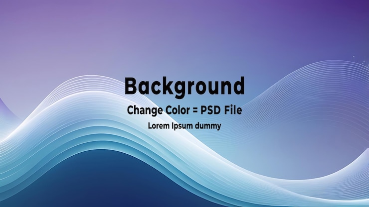 PSD psd sfondo di banner astratto a gradiente blu chiaro