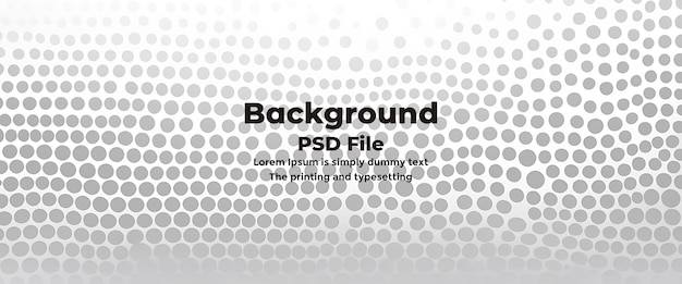 PSD sfondo grigio bianco a mezza tonalità Punti tecnologia di consistenza di sfondo bianco astratto