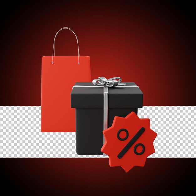 PSD-Shopping-Rabatt-Illustration