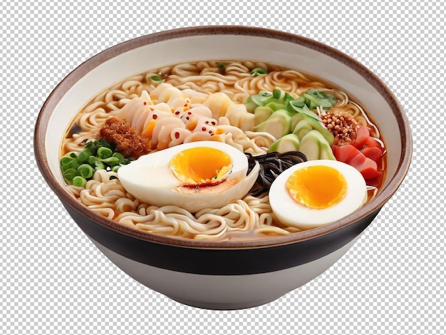 PSD psd shoyu ramen png sur un fond transparent