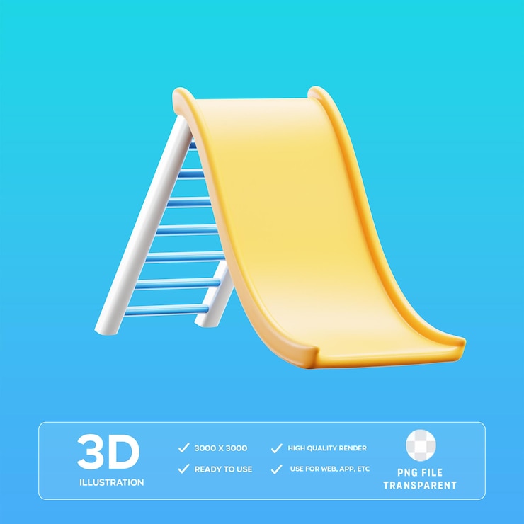 PSD psd slide 3d illustration