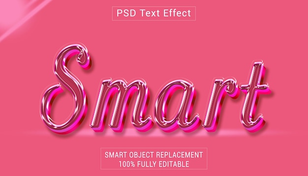 PSD Smart-Logo-Text-Stil-Effekt