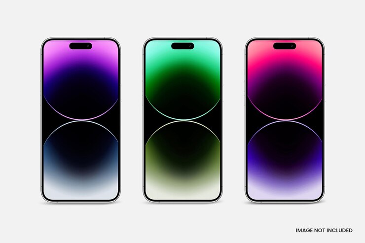 PSD Smartphone Mockup vista frontale