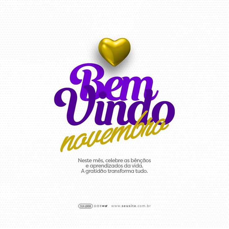 PSD psd social media bienvenido noviembre la gratitud transforma todo