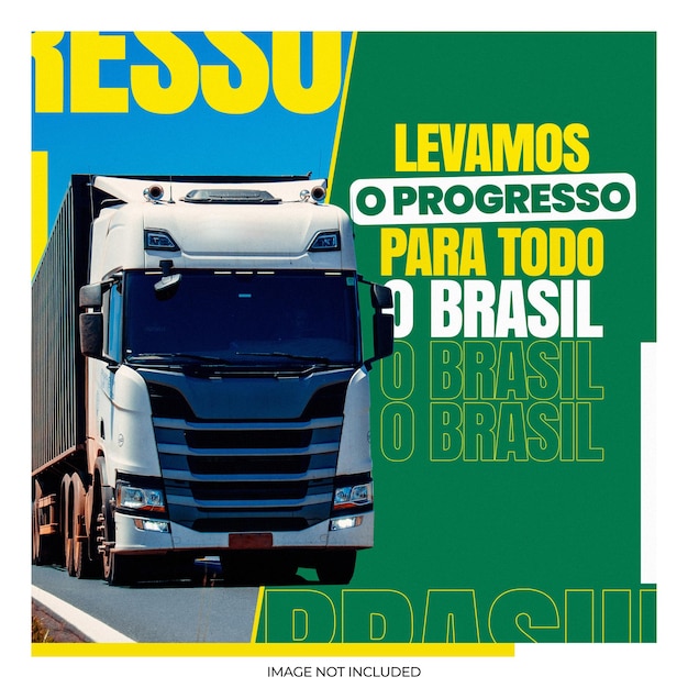 PSD Social Media International Women's Day Feed Instagram Vorlage Brasilien Portugiesisch