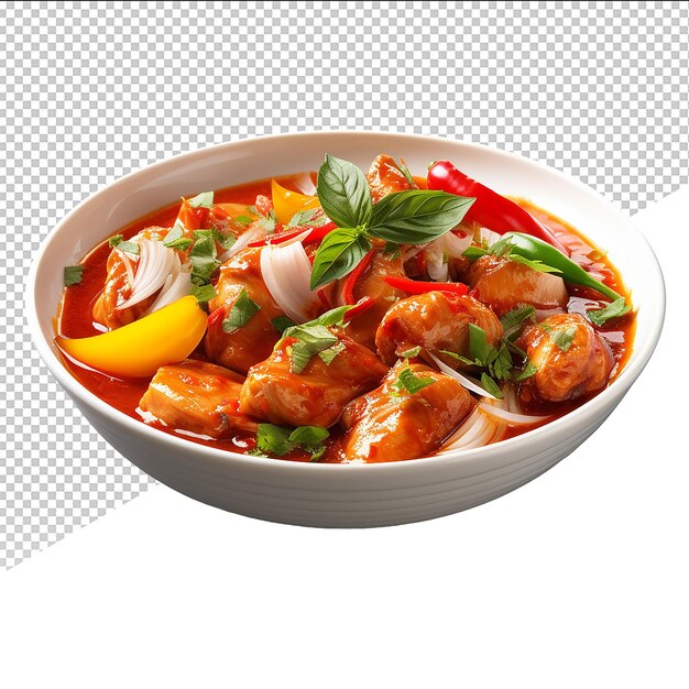 PSD psd sopa tom yum em fundo transparente