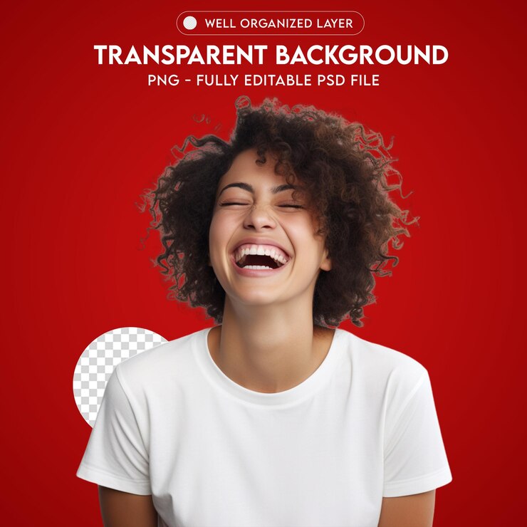 PSD psd sorridente femmina felice png trasparente