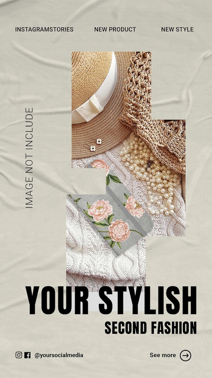 PSD psd speciale concetto di design di moda per i social media instagram stories template
