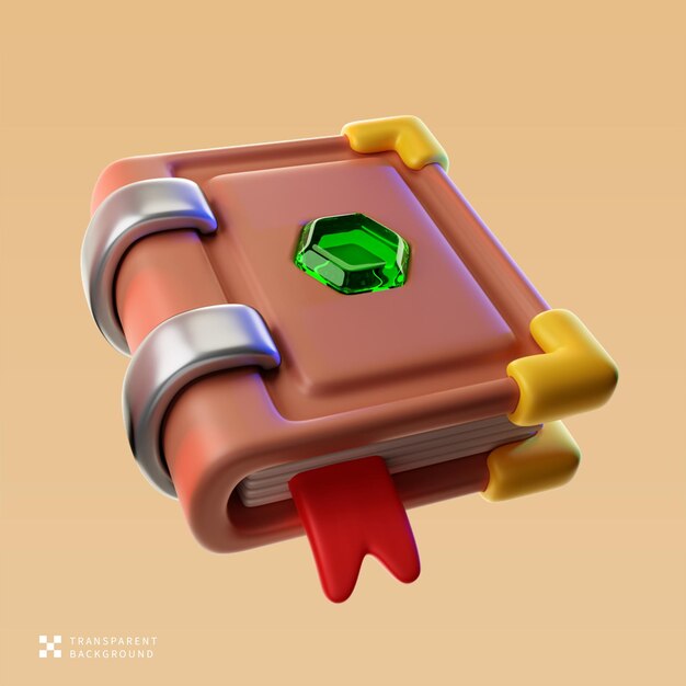 PSD-Spielhandbuch 3D-Illustration