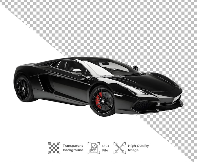 PSD psd sportcar isolado em fundo transparente