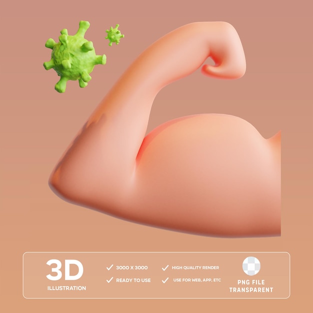 PSD starke Immunität 3D-Dokumentation