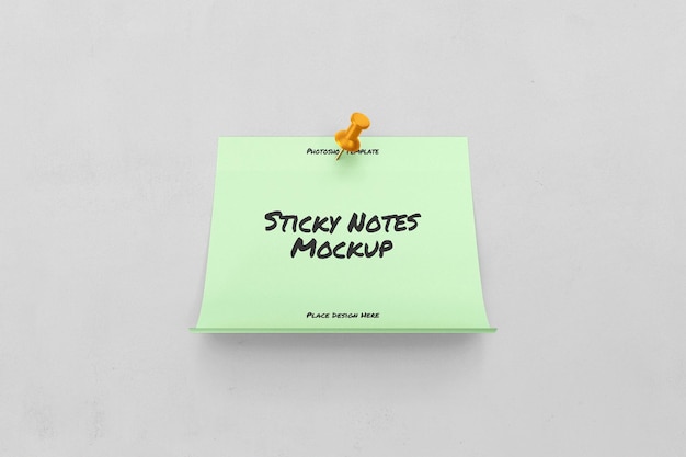 Psd Sticky Notes Mockup for Office Use