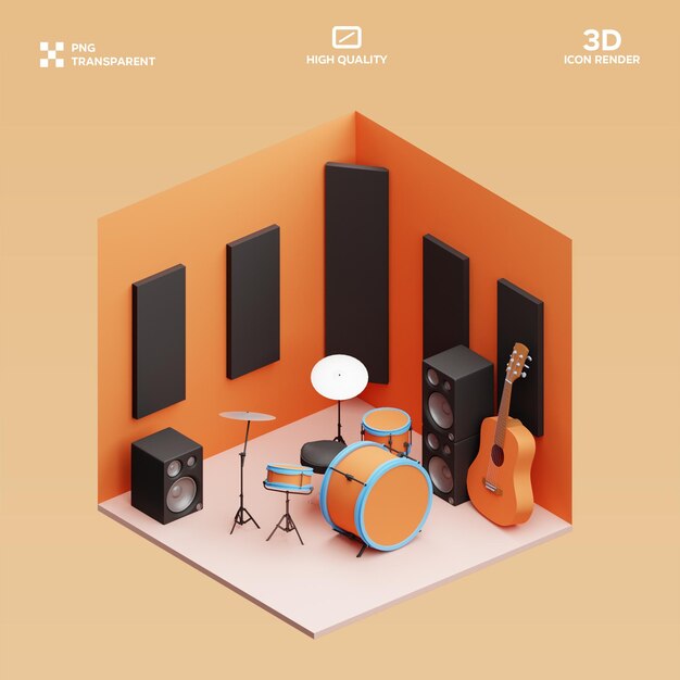 PSD-Studio 3D-Illustration