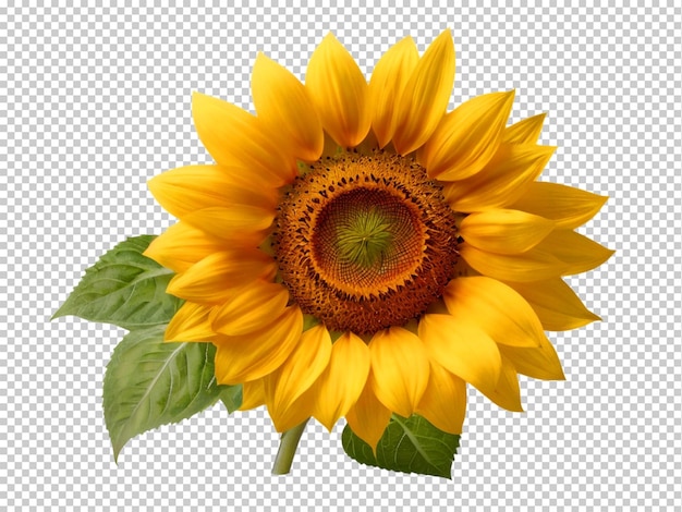 PSD Sunflower PNG sur un fond transparent